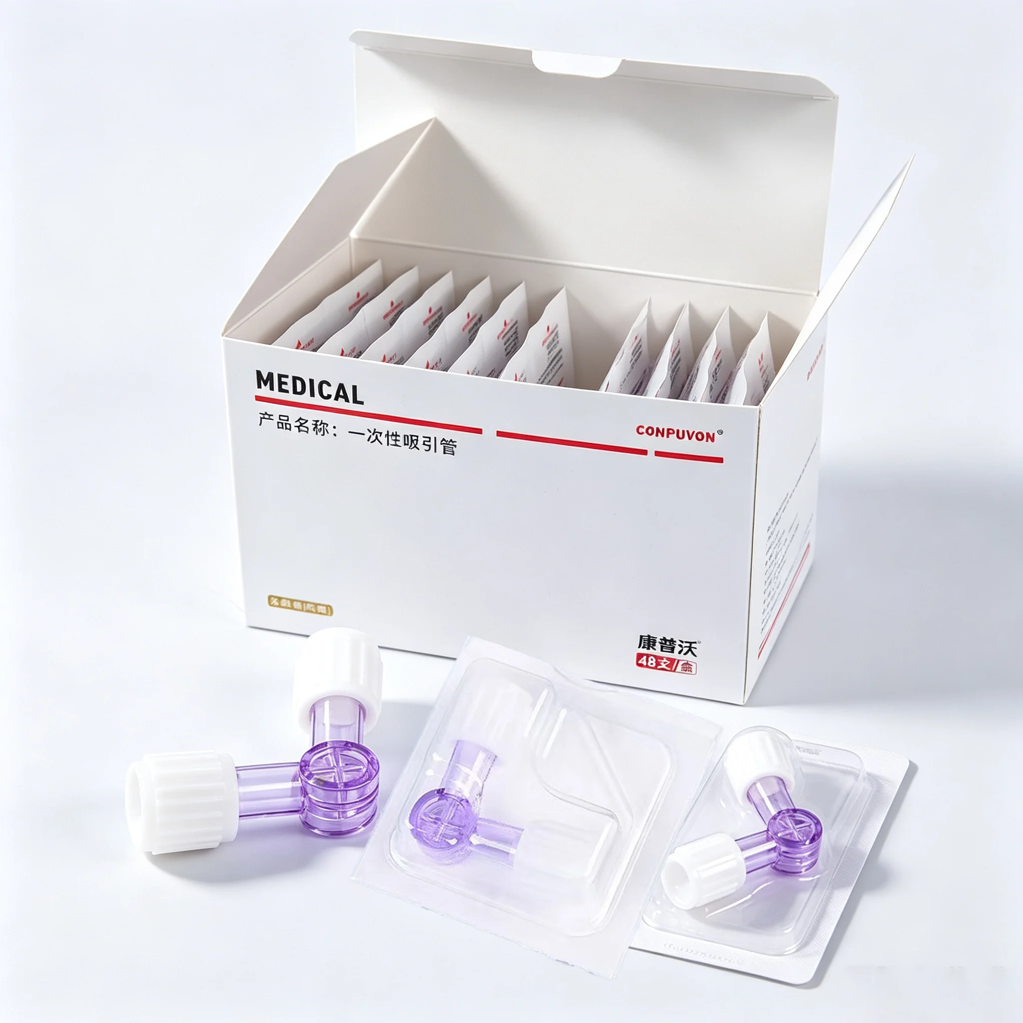 Two-way suction tube syringe flush adapter plug valve for Luer Lock Adapter 2-Way Stopcock Flexiable