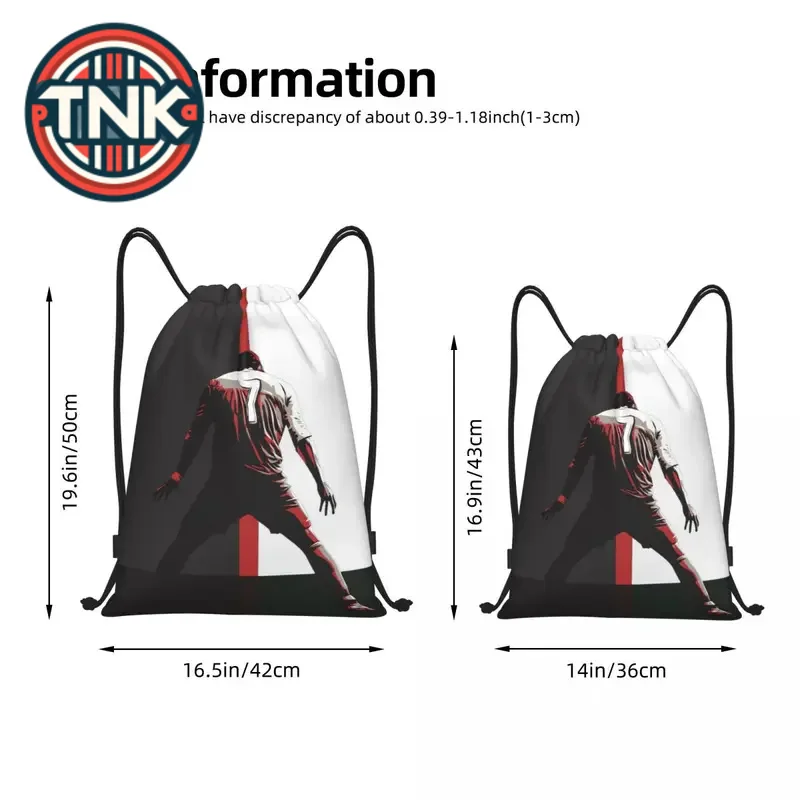 البرازيل (14) كريستيانو ورونالدو حقائب برباط حقيبة صالة الألعاب الرياضية حزمة ميدانية كلاسيكية حقيبة ظهر مريحة رسومات فكاهة