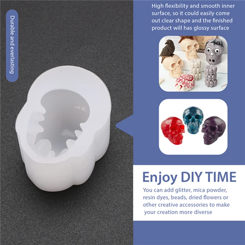 H-W Skull Silicone …