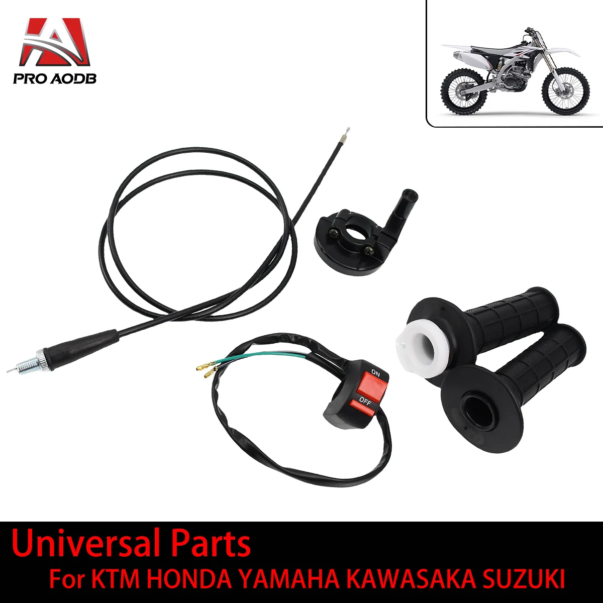 

Moto Universal Parts Straight Head Motorcycle Gas Throttle Cable For Honda Yamaha Kawasaki Suzuki ATV Dirt Pit Bike MX Motocross