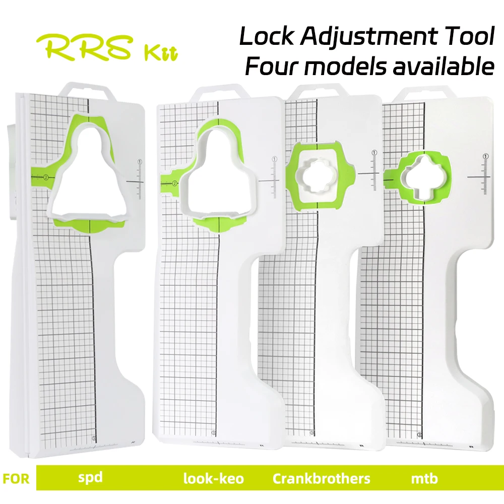 Rrskit Bicycle Pedal Cleats Adjustment Tool Road Bike Self Locking Pedal Cleat Tool For SPD Cycling Locking Shoes Cleat