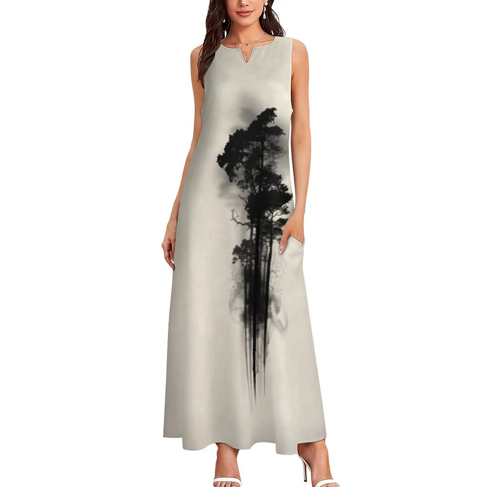 Enchanted Forest Long Dress elegant and pretty women's dresses women's elegant loose dresses summer women's dress 2025