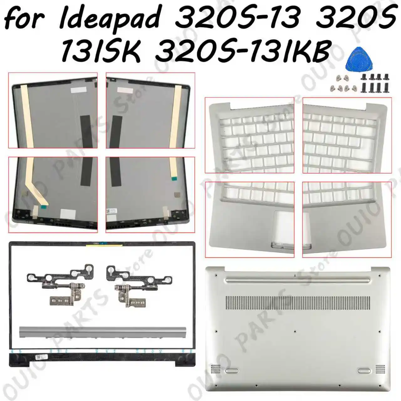 

Parts For Idea.pad 320s-13 320S-13ISK 320S-13IKB 7000-13 LCD Rear Lid Top Cover Front Bezel Palmrest Upper Bottom Case Housing