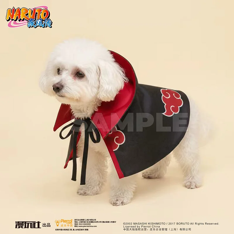 NARUTO Minato Akatsuki China autorización oficial Cosplay mascotas gorra disfraz capa