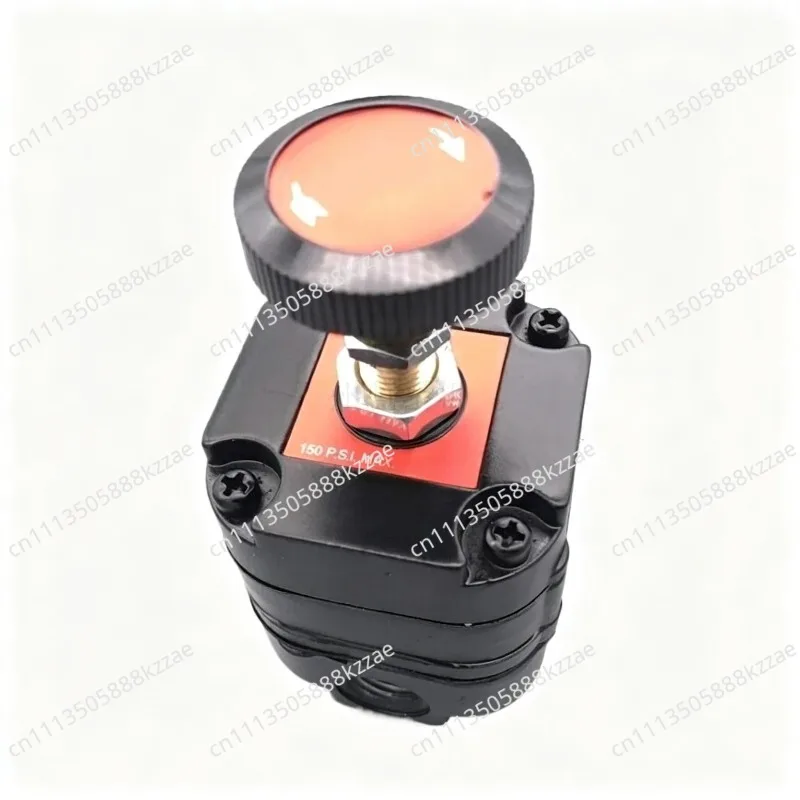 Heavy Duty Black Type 10 Pressure Reducing Valve 962-191-000, Stable 2-120PSI Output for Industrial Pneumatic System
