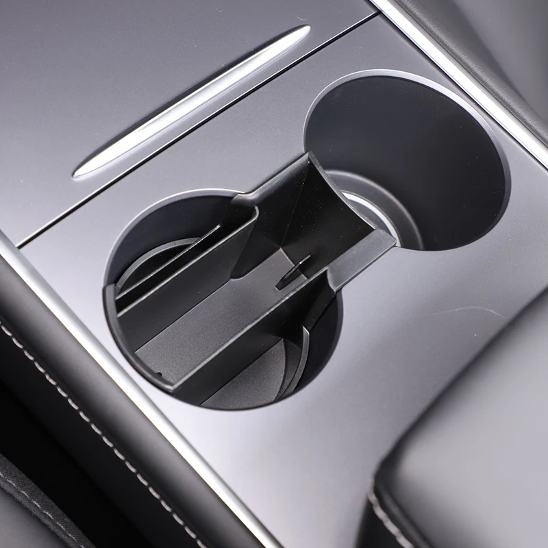 مركز وحدة التحكم كأس الماء حامل إدراج فتحة زلة الحد كليب هاتف محمول Hoder إدراج ل تسلا نموذج 3 2017-2022 اكسسوارات السيارات