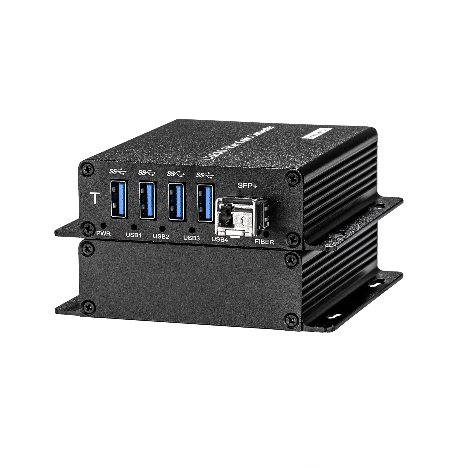 Transmisor de fibra óptica USB 3,2, convertidor USB de 10Gpbs a fibra para cámaras web, VR/AR, proyectores, pantallas y más