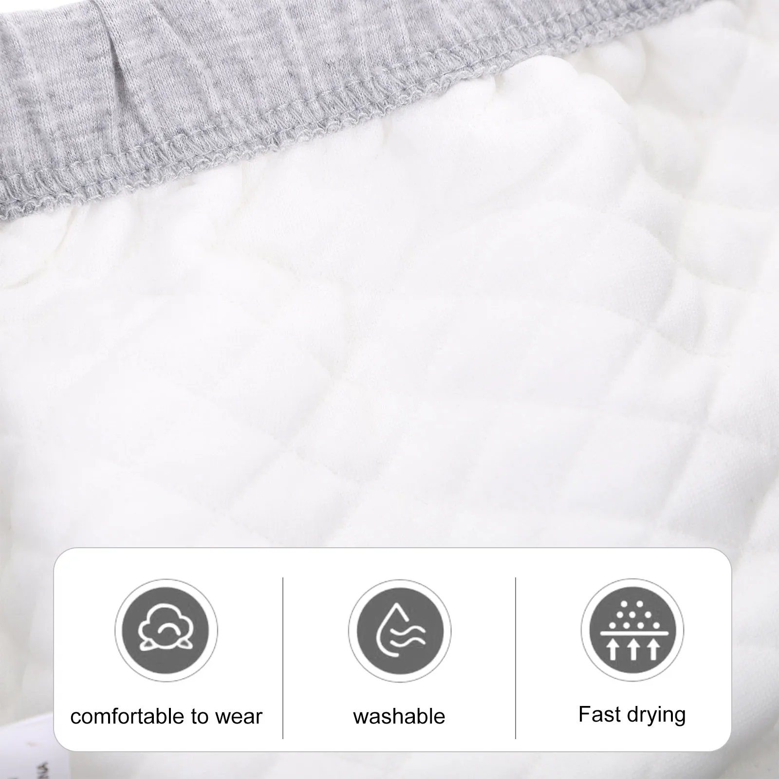 

Adult Incontinence Diaper Elderly Anti Urine Pants Reusable LL Size Washable Water Absorption Comfort Breathable Underwear