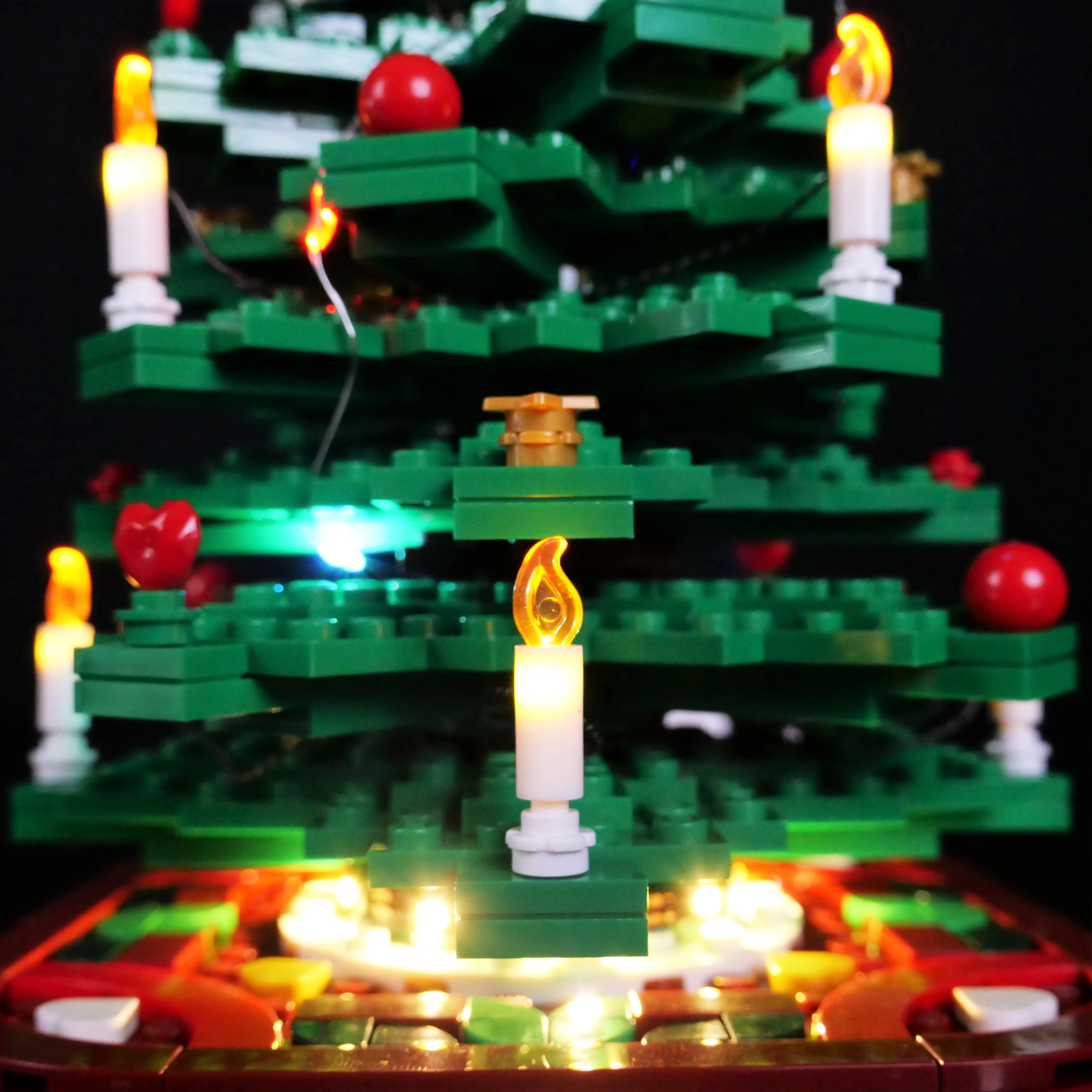 Kit d'éclairage LED Compatible avec 40573, modèle d'arbre de noël créatif, ensemble de lumières décoratives pour affichage de vacances (lumières uniquement)