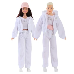 Fashion Couple Lover Clothes Sports Wear Kids Toys Miniature Doll Accessories Dress Things For Ken DIY Girl Pretend Play Game