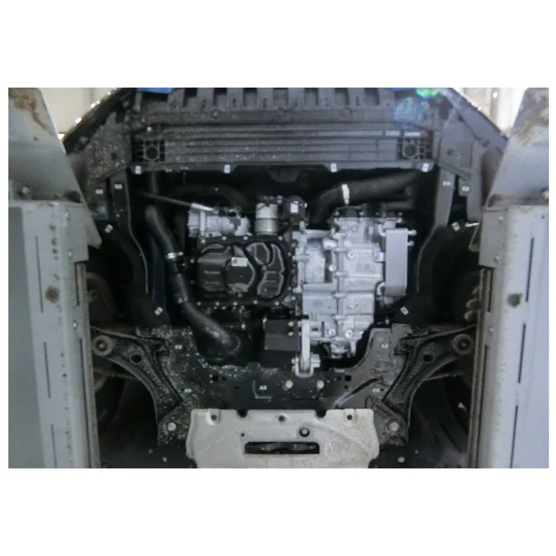 أعلى جودة سبيكة تحت محرك الحرس قطعة من نسيج مجلس سبلاش درع الطين الحاجز لوحة لوحة لفورد فوكس 2019-2022 1.5L 1.0T