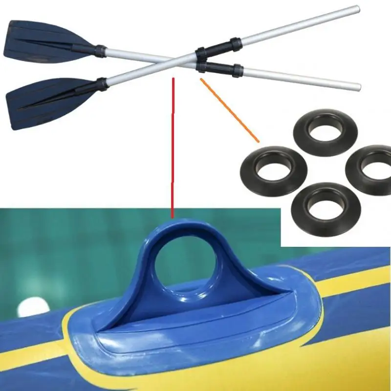 PVC Paddle Drip Rings Kayak Oar Shaft Drip Rings Kayak Canoe Accessories