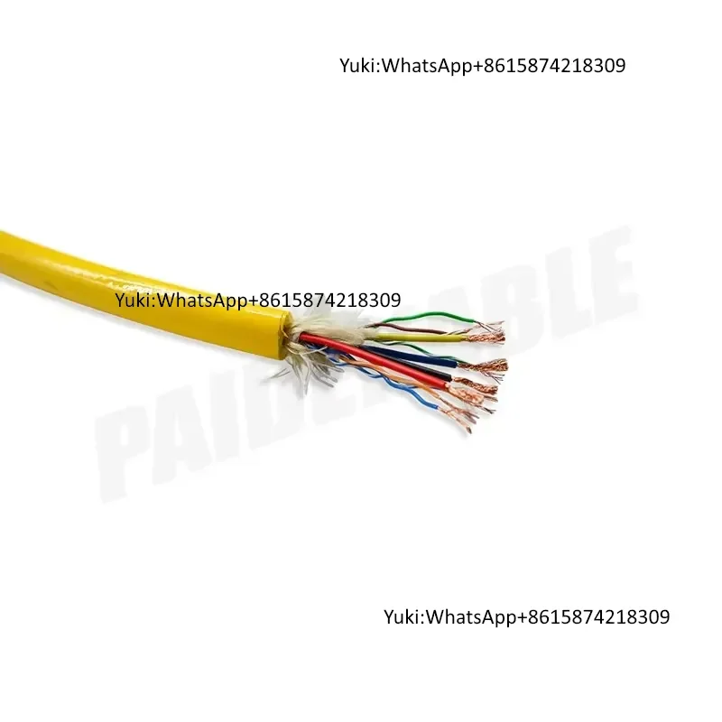 Stranded Copper PE Insulated 18AWG Power and 24AWG Signal Hybrid Underwater ROV Tether