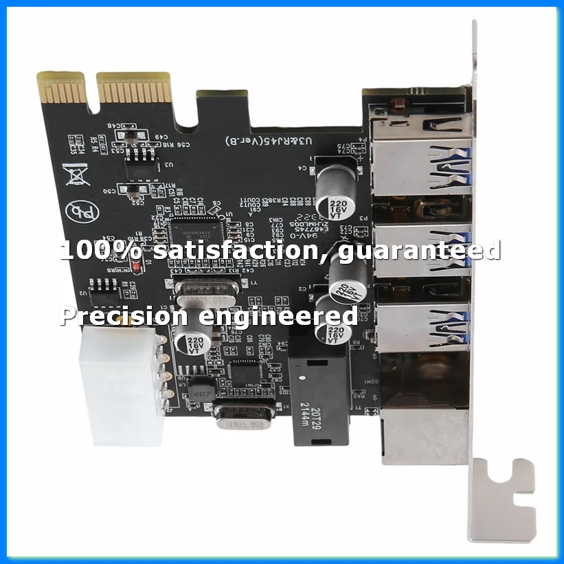 PCIe Slot to RJ45 USB 3.0 PCIe Expansion Card,with Gigabit Ethernet Controller PCI Express Adapter for Desktop PC-A69M