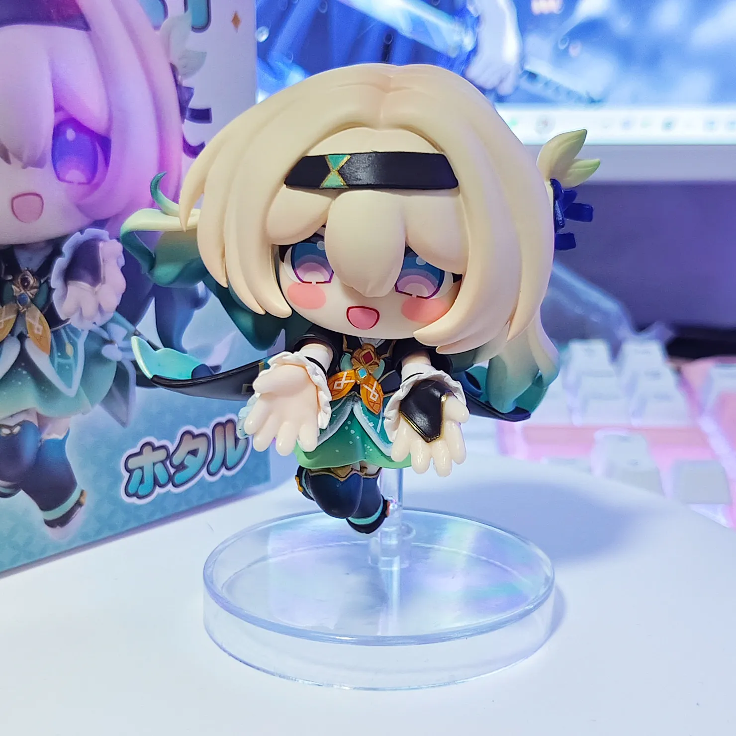 Honkai: Star Rail Firefly Kafka Trailblazer Chibi figure, anime game merchandise, cute girl model, decorative item, birthday gif