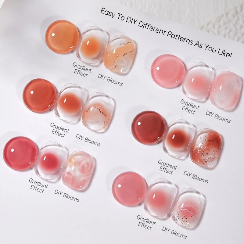 Ur SUGAR 15ml Aquarela Gel para Unhas Transparente Soak Off UV LED Longa Duração Florescimento de Mármore Efeito de Espalhamento Gel Funcional Manicure