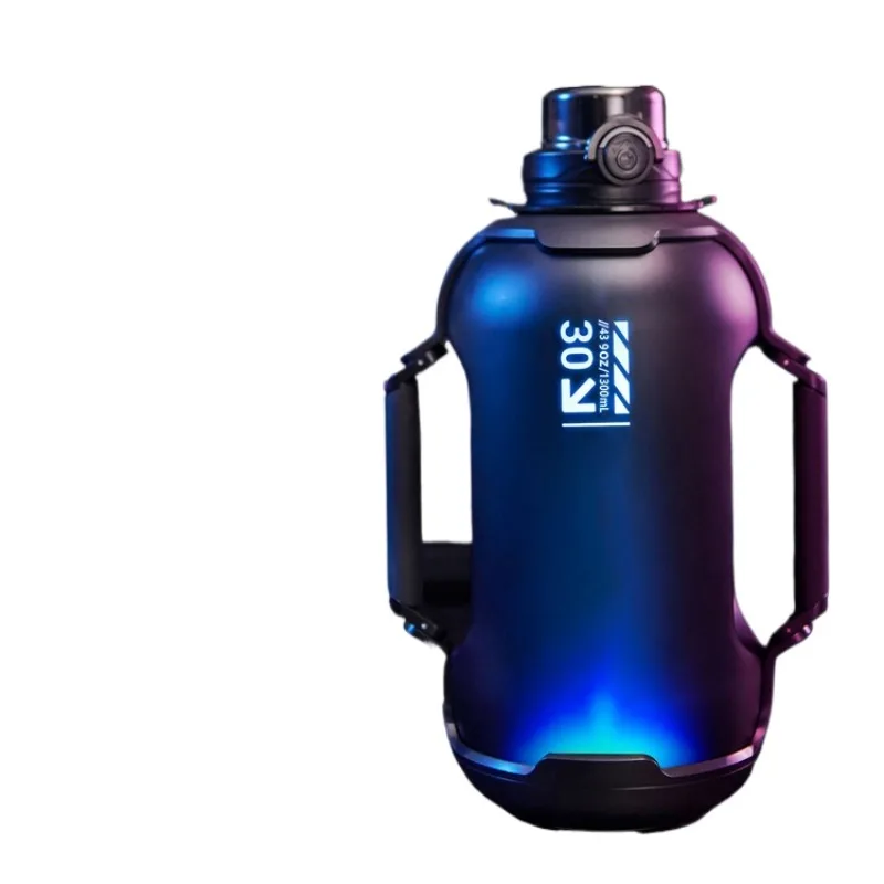 

1300Ml Plastic Sports Gym Smart Drinker Electronic Water Bottle with Light Emitting Diode Reminder App Track