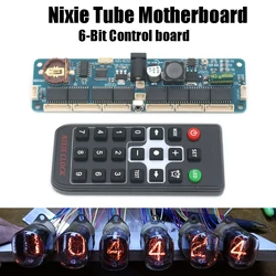 6-Bit Digital Nixie tube Motherboard controller Board + Remote Control for LED Clock Glow tube IN12 IN14 IN18 IN8 QS30 Z560M