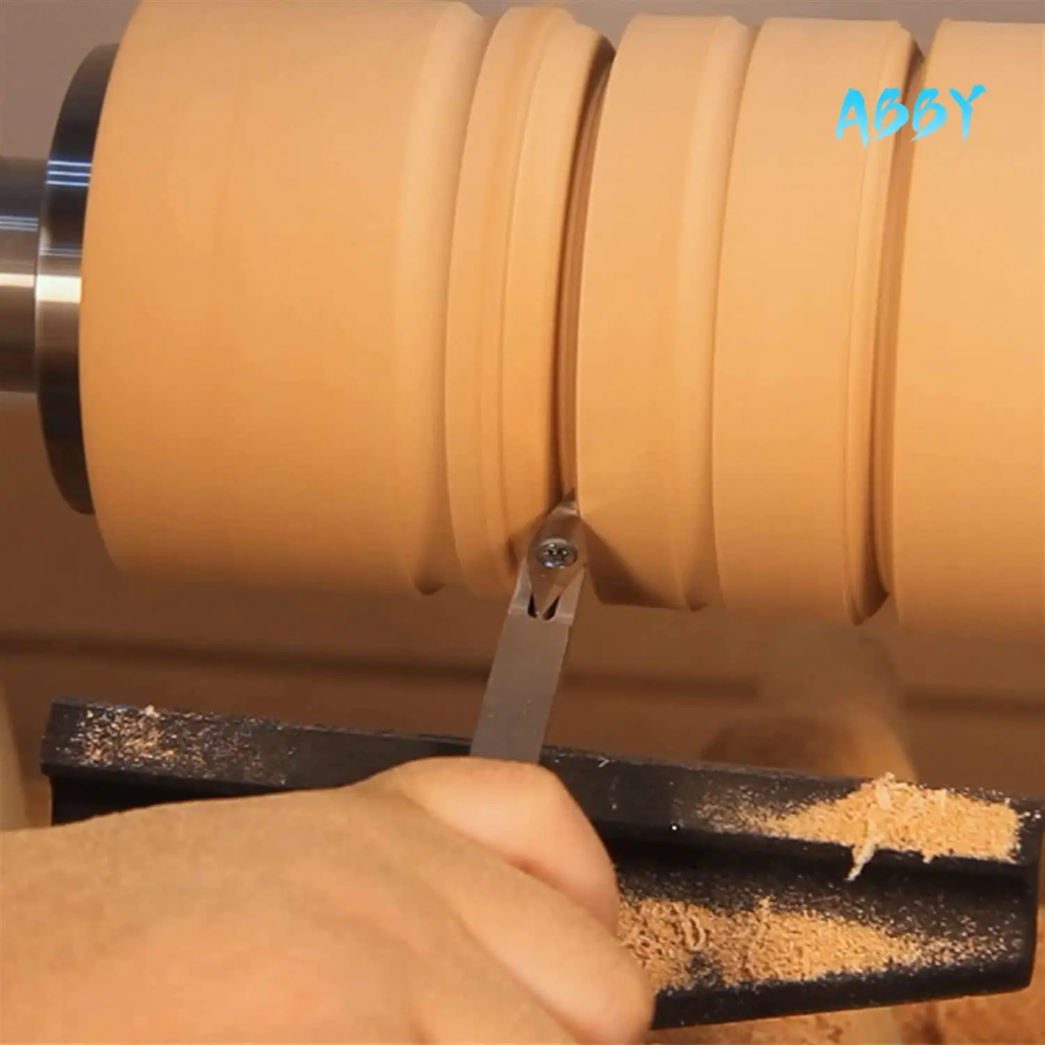 

ABBY-10Pcs Carbide Inserts Cutter Woodturning Chisel Tipped Replacement Blade For Wood Lathe Turning Machine Tools 10X30mm