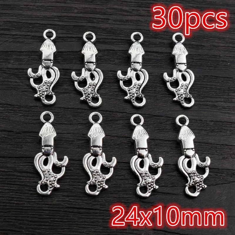 Antique Silver Plated Moon Sun Flower Charms for DIY