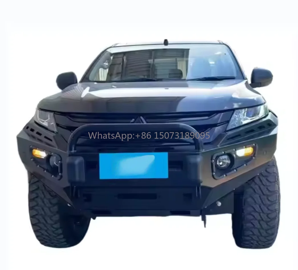 

Brand-New Hot-Selling Steel Front Bumper Kit for Triton L200 18-22 MR Featuring Tow Hook Cut-Outs