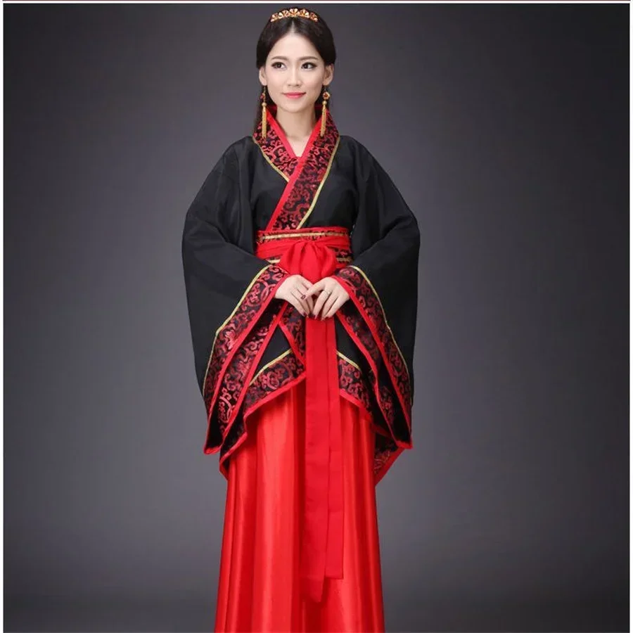 

Trendy Elegant Cheongsam Asian Dress Performance Female Hanfu Costume Chinese Style Clothes Coat Skirt Antique Clothes