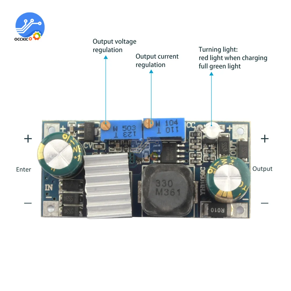 DC-DC 5A Buck Dòng Điện Không Đổi Module Bước Xuống Bộ Điều Chỉnh Điện Áp Module Nguồn Ban Buck Bộ Chuyển Đổi