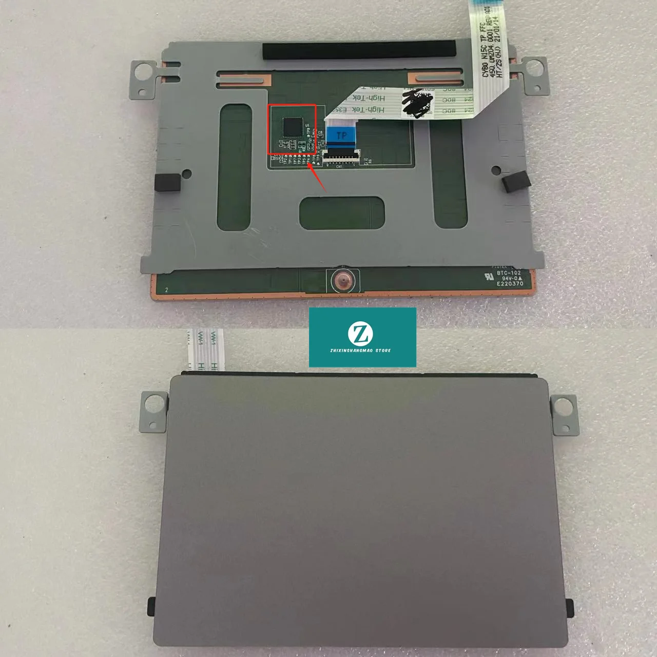 Imagem -03 - Genuíno para Dell Inspiron 15pro 5510 5515 Touchpad Trackpad Placa com Cabo