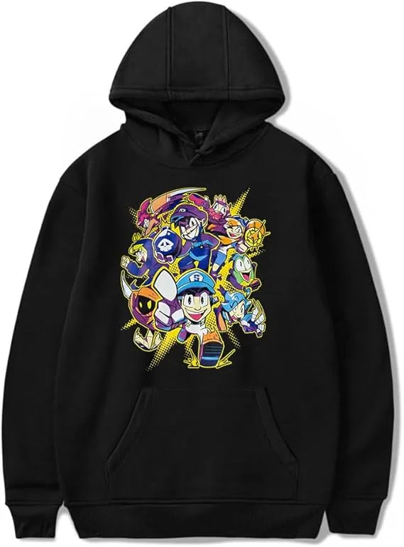 SMG4 Merch All Stars Hoodie for Men and Women Long Sleeve Trendy Comedy Pullover Sweatshirt
