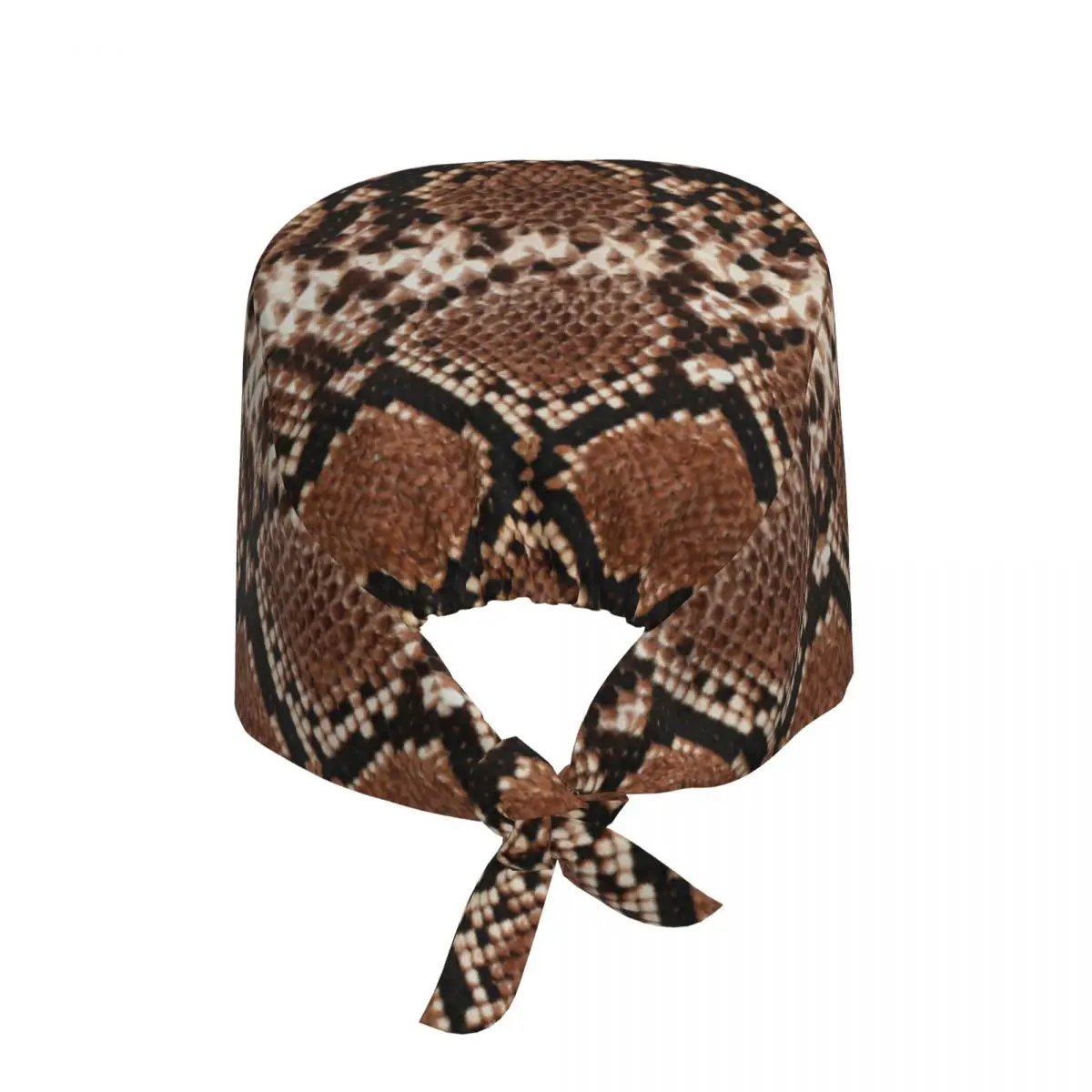 Nuovi cappelli chirurgici modello pelle di serpente cappello regolabile salone di bellezza berretto da lavoro laboratorio negozio di animali berretto infermieristico