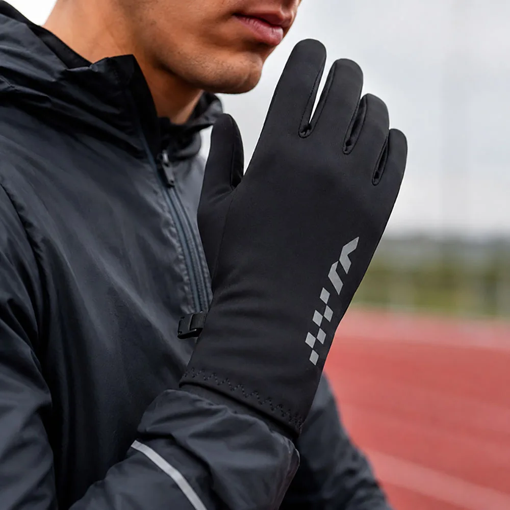 Men Winter Warm Gloves for Outdoor Cycling Skiing Thickened Gloves Waterproof  Anti-Slip Touch Screen Gloves