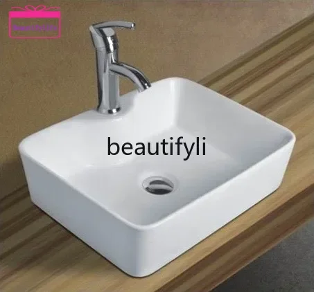YL Boutique stage basin, high-end wood grain, art basin