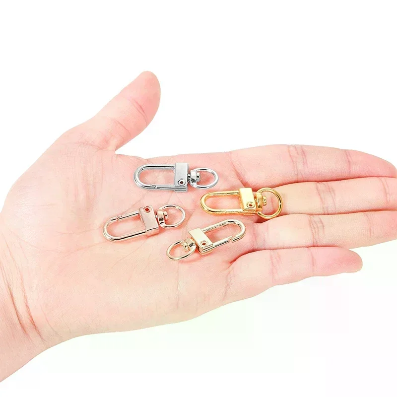 10 قطعة مشبك معدني عالمي حقيبة مشبك متعدد الألوان اختياري مفتاح مشبك سبيكة مشبك جراد البحر مشبك حقيبة الملحقات