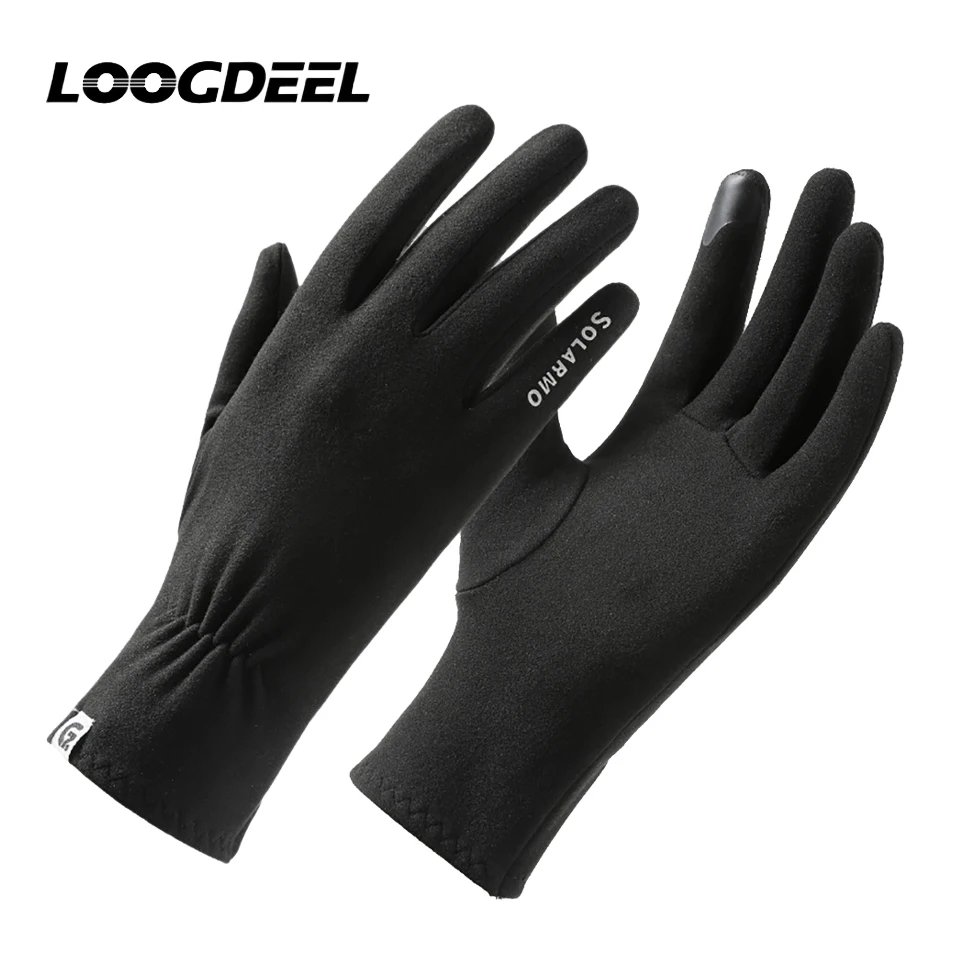 AliExpress loogdeel LOOGDEEL 1Pair Warm Gloves  Lady Fashion Elegant Retro Cycling Drive Protection From Cold Thicken Warm Touch Screen Gloves
