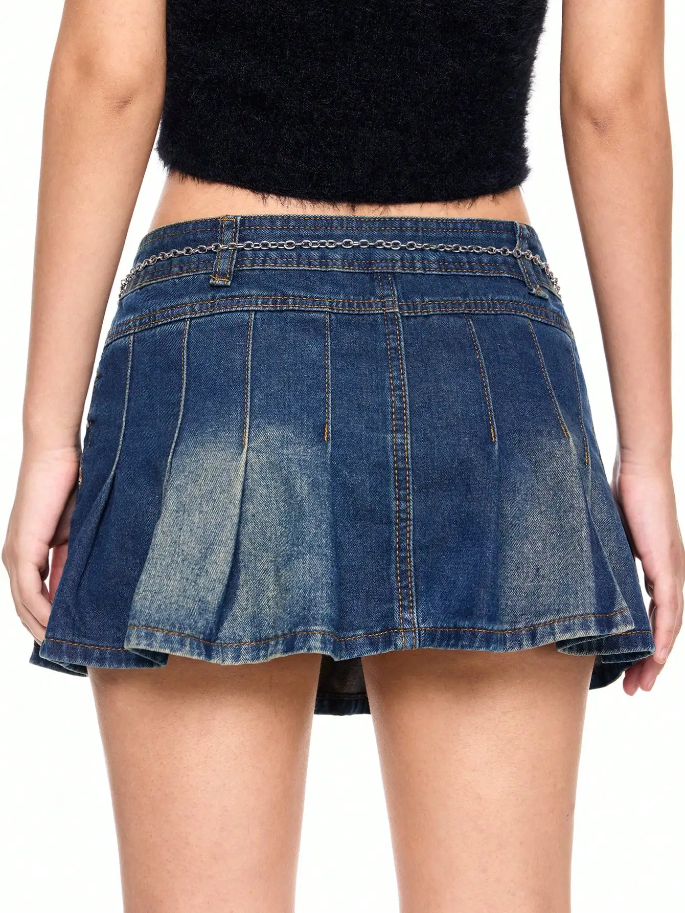 سلسلة خصر متقاطعة مجوفة فضية مكونة من قطعة واحدة من HERSHINE، إكسسوار هيب هوب للحفلات على الطراز القوطي Y2K، أزياء عيد الميلاد