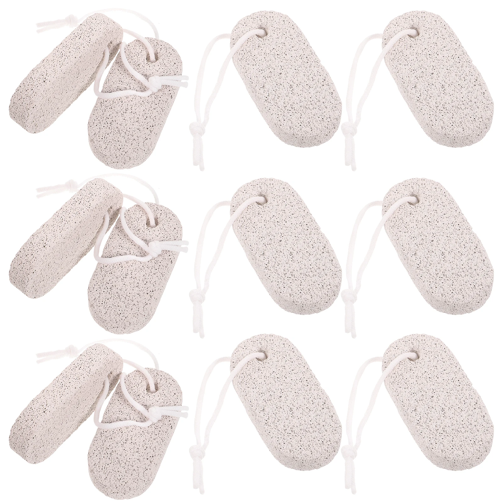 

12 pcs Mineral Stone Teeth Grinder Set Bright Color Oval Shape Pet Chew Toys for Hamster Rabbit Guinea Pigs Chinchillas