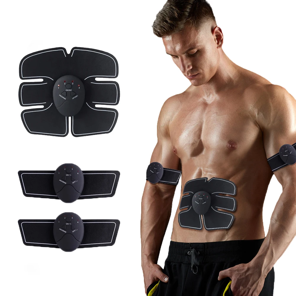 Wireless EMS Hip & Body Massager USB Rechargeable Electric Muscle Stimulator for Home Fitness Weight Loss Shaping Device
