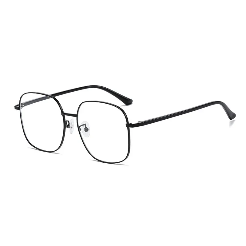 Trendy Anti-blue Light Glasses Fashion Metal Frame Transparent Oval Frame Eyewear Women Men Optical Computer Glasses Wholesale