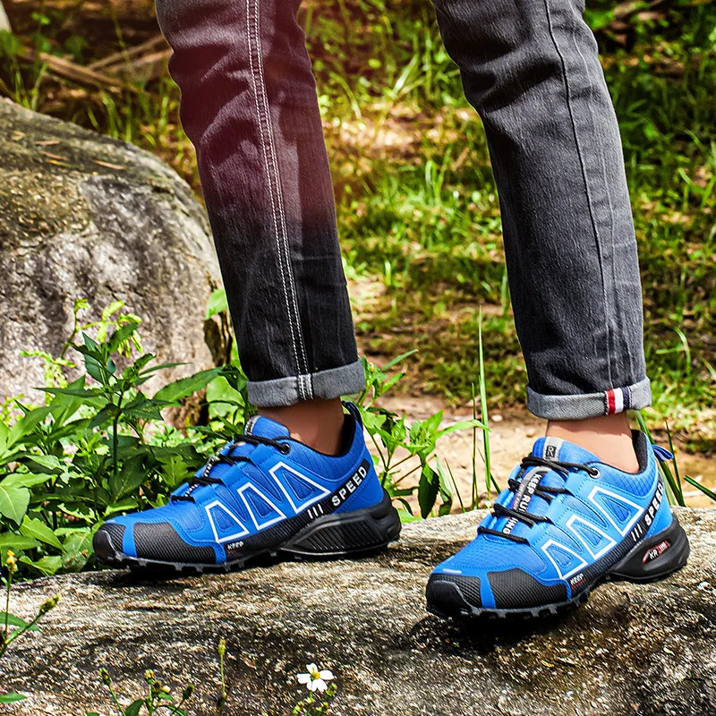 Men's Waterproof Hiking Shoes, Outdoor Sports Shoes,Lace-up Hiking Shoes, Women's Hiking Shoes, Non-slip Tactical Hunting Shoes image 4