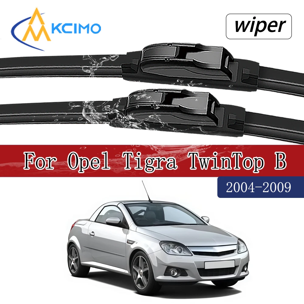 Paar 2 vordere Wischerblätter für Opel Tigra TwinTop B 2004-2009 OE, leise und streifenfrei arbeitende Scheibenwischer