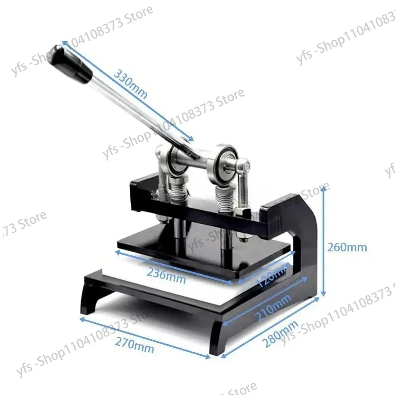 Leather Die Cutting Press Machine 24*12cm Handmade Earring  Cuts Pressing Machine For Punching Die Steel Rule Die