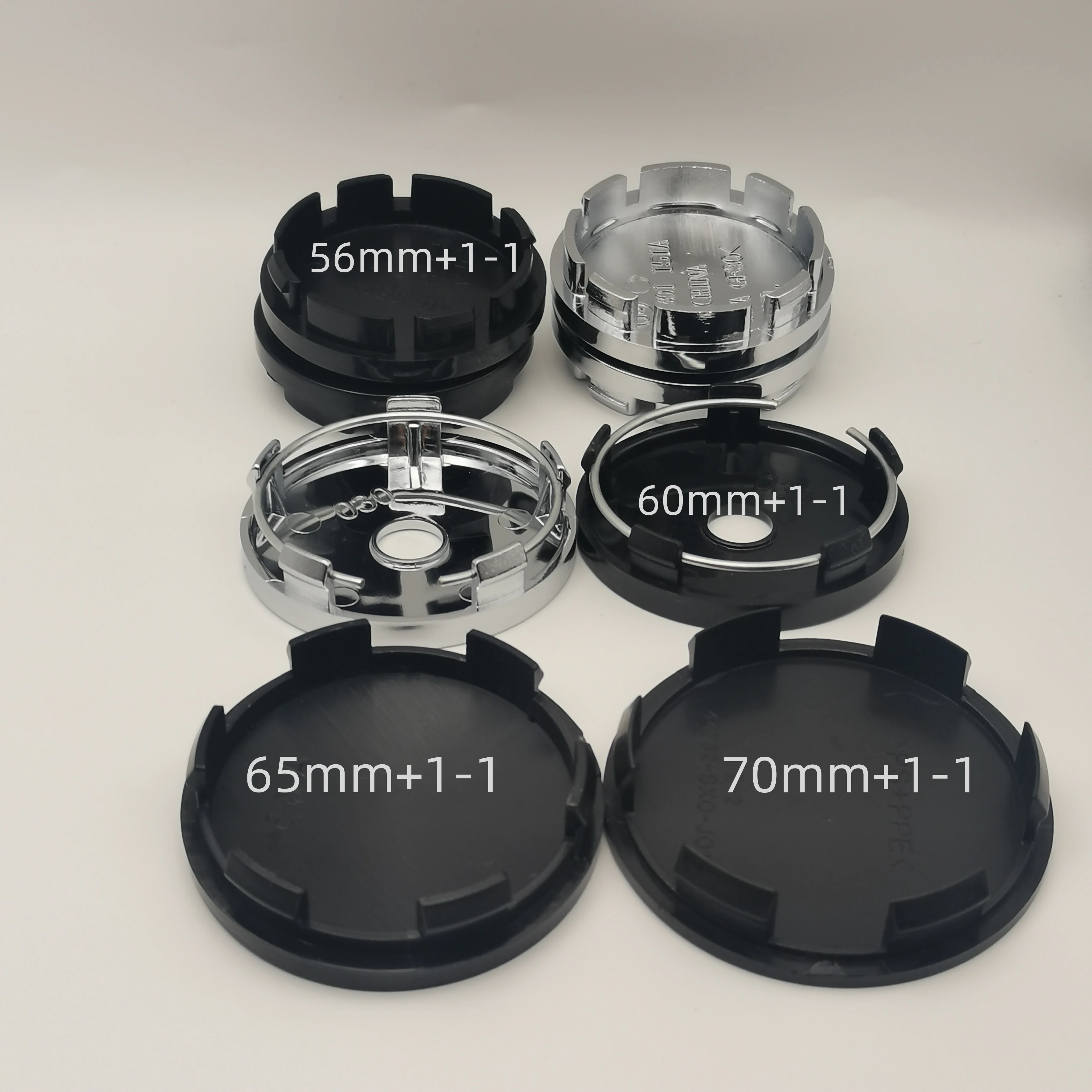 

4pcs 56mmX56mm 60mmX60mm 65mmX65mm 70mmX70mm hub-cap Wheel Hub Cover Center Cover Decoration Car Accessories