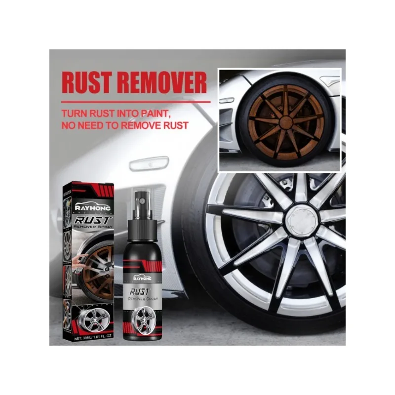 

Car Rust Remover Auto Parts Maintenance Cleaner Remove Rust Spray Rapid Derusting Prevent Corrosion 30/100ML