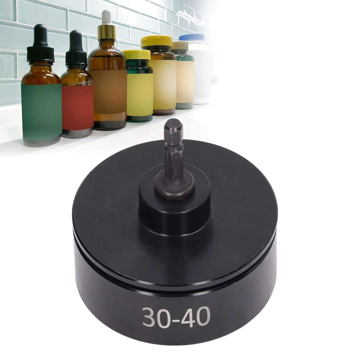 Tappatrice per bottiglie con sigillatrice da 30-40 mm