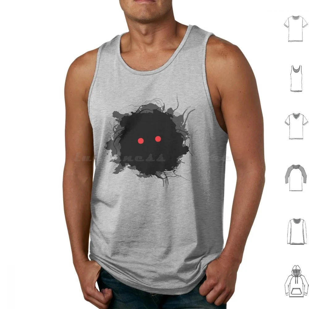 Black Spirit (1a etapa) Camisetas sin mangas con estampado de algodón Black Desert Online Bdo Black Spirit Game Mmo Rpg Computer Gamer