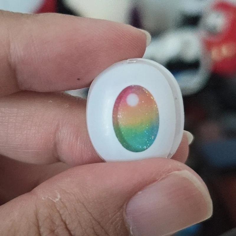 قطع غيار للعيون مكونة من طبقتين لدمى لابوبو بطبقة مزدوجة من البلاستيك ملحقات العين لعبة دمى وملحقاتها