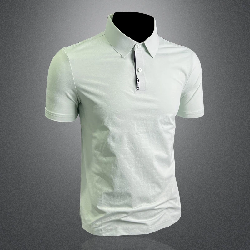 

Летняя мужская футболка без глажки, быстросохнущая, тонкая, однотонная, дышащая, эластичная, повседневная, с коротким рукавом