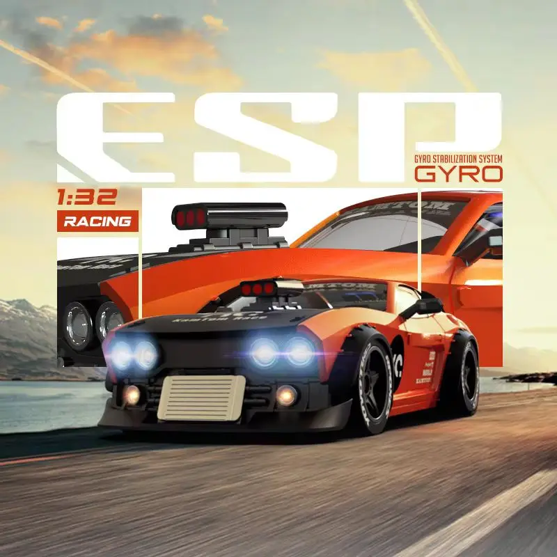 Caliente Kamtom Km3299 1/32 Rc coche 4wd de alta velocidad Control remoto coche de deriva con giroscopio profesional adulto coche de carreras juguetes regalo