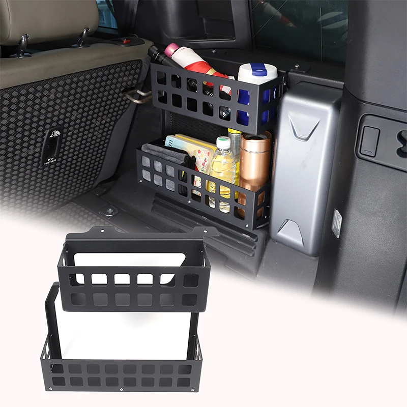 

Car Trunk Side Storage Box Organizers Multifunctional Bracket Stowing Tidying Accessories For Land Rover Defender 110 2020-2024