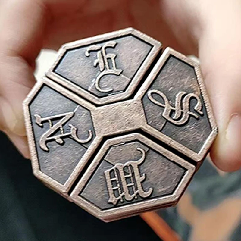 Bagua Lock Puzzle Disentanglement Brain Teaser Metall Lernspielzeug für Kinder Teenager IQ Test Mind Challenging Games